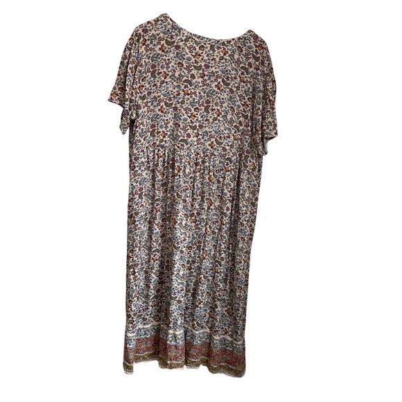 J.Jill Floral Maxi Dress XLP Boho Lightweight Flowy Comfort Chic Cottagecore - Picture 2 of 10